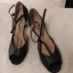 Capezio Open Toed Dance Shoes